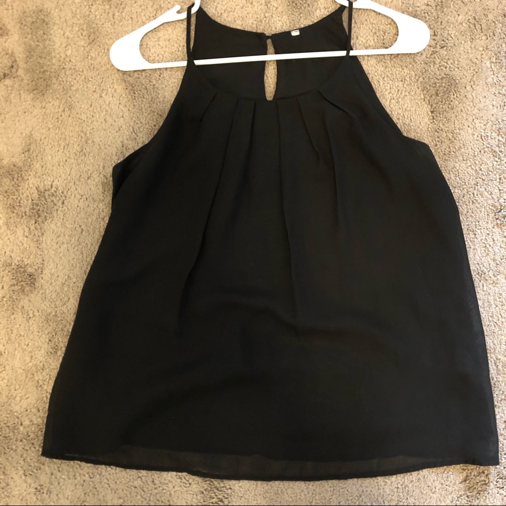 Black Halter Blouse